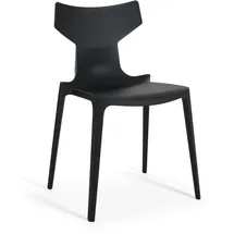 Kartell Re-Chair Stuhl, 2-er Satz, schwarz