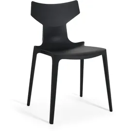 Kartell Re-Chair Stuhl, 2-er Satz, schwarz