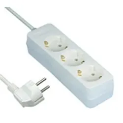 REV 512342555 Spannungsschutz Weiß 3 AC-Ausgänge 250 V 1,4 m
