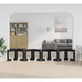 vidaXL Hundetor mit Ständern 8 pcs Schwarze Eiche 60 cm