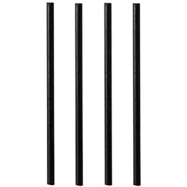Papstar Cocktail Trinkhalme 500 St. 15 cm Schwarz