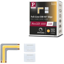 PAULMANN LED Strip Full-Line COB Edge 90° 0,3W 833lm/m 800LEDs/m dimmbar 0m Silber Kunststoff 2700K