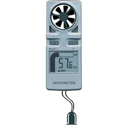 Technoline EA 3010, Taschen/handgehalten, Windmühle, km/h, kn, m/s, mph, LCD
