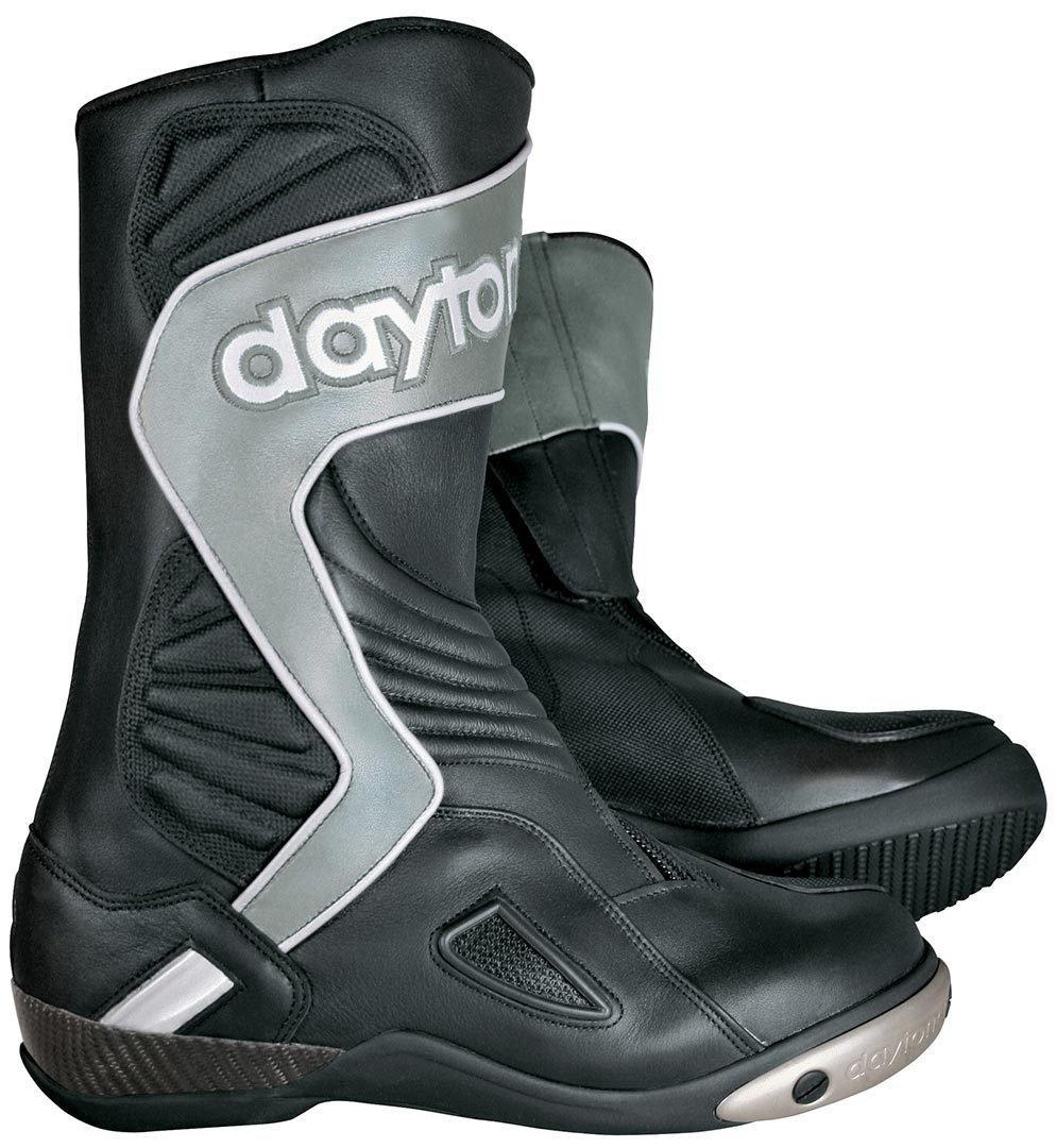 Daytona Evo Voltex Motorradstiefel, schwarz-grau, Größe 39 für Männer