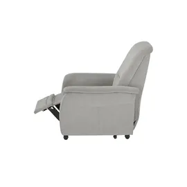Polstermöbel Oelsa Fernsehsessel Sarah Flachgewebe 91 x 103 x 97 cm Grau elektrisch