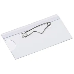 Europel Namenschild mit Nadel Befestigung 60x40mm / 24 Stück, 121262