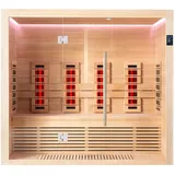 AWT Infrarotkabine Infrarotsauna 1250A-IR , Hemlock, 210x110, ohne Ofen