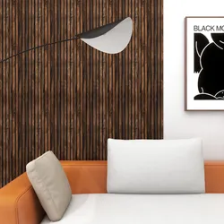 3D-Wandpaneel Boxtel 18er Set 195x31,5 cm Walnussoptik