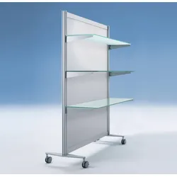 Stellwand Messe mit Fachböden JT-SCG10013D