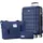 luxuskollektion Mittelgroßer Hartschalenkoffer 4-Rollen 55 cm / 60 l blau