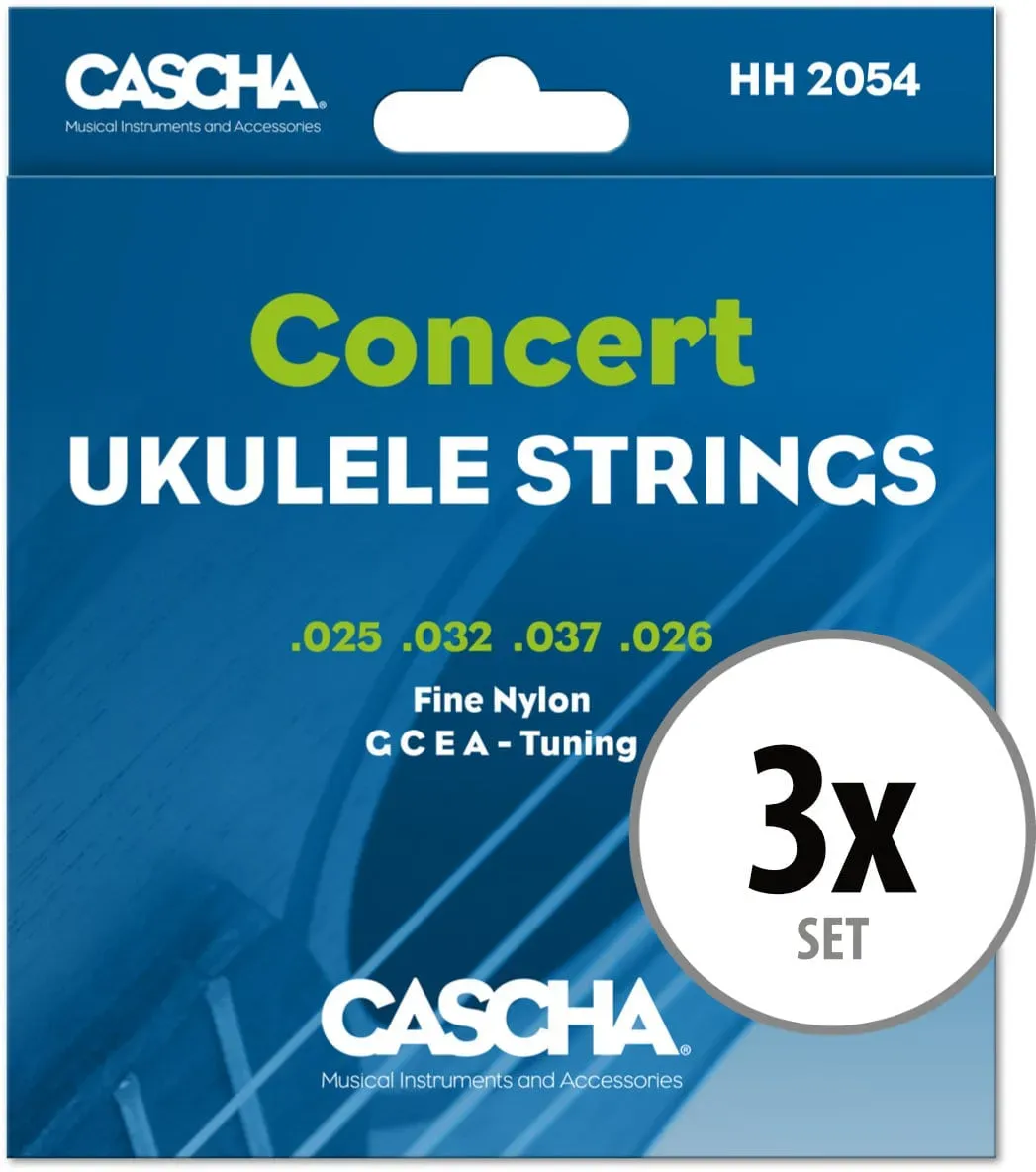 Cascha 2054 Konzert Ukulele Saiten 3x Set