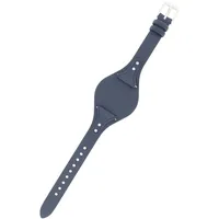 Fossil Uhrenarmband 18mm Leder Blau Uhrband ES-4113 / LB-ES4113