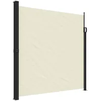 vidaXL Seitenmarkise 200 x 500 cm Creme Polyester