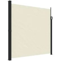 vidaXL Seitenmarkise 200 x 500 cm Creme Polyester