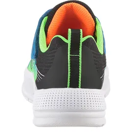 SKECHERS Microspec Advance Blue / Lime Textile / Synthetic / Orange / Black Trim 31