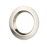 Fiai IsoLED Sys-90 Abdeckung rund Aluminium Chrom matt rückversetzt für Einbaustrahler
