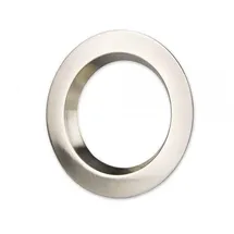 Fiai IsoLED Sys-90 Abdeckung rund Aluminium Chrom matt rückversetzt für Einbaustrahler