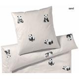 elegante Bettwäsche Panda Bear - 80x80cm-155x220cm