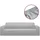 vidaXL Sofahusse 3-Sitzer Grau 220 x 50 cm