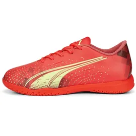 Puma Ultra Play IT Hallenschuhe Kinder orange/gelb 28