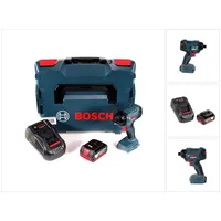 Bosch Professional, Bohrmaschine + Akkuschrauber, Bosch GDR 18V-160 Akku Drehschlagschrauber 18V 160Nm + 1x Akku 3,0Ah + Ladegerät + L-Boxx (Akkubetrieb)