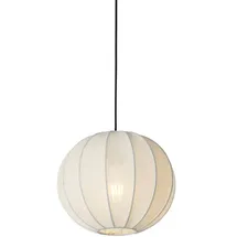 QAZQA Japandi 1-flg. 30 cm rund/weiß