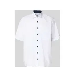 Eterna Comfort Fit Business-Hemd aus Baumwolle mit Kentkragen, Comfort-Fit, für Herren, 00 Weiss, 41