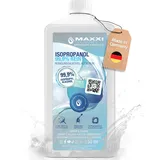 Maxxi Clean | Reines Isopropanol (99,9%) Reinigungsalkohol | 1x 750 ml Fettlöser & Lösungsmittel | Rubbing Alcohol Isopropylalkohol Alkohol-Reiniger Reinigungsalkohol