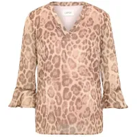 Cartoon Bluse in Hellbraun - 38