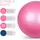 luxuskollektion Gymnastikball 25cm Soft Yoga Ball mit Strohhalm Anti-Burst