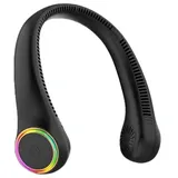 Amxcnoy Tragbarer Nackenventilator, Mini-usb-ventilator Ohne Rotorblätter, Leistungsstark Und Leise Mit 4000-mah-akku, 3 Einstellbare Geschwindigkeitsstufen, Ideal Für Outdoor-aktivitäten, Camping, Bü