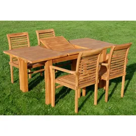 ALEOS. Teak Set 7-tlg. Braun