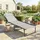 Outsunny Sonnenliege 197 x 58 x 26 cm Beige