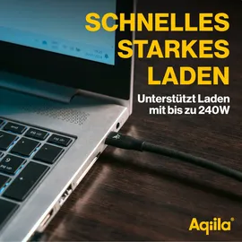aqiila USB-C auf USB-C 3,0 m Schwarz