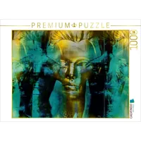 Calvendo Gesichter in Gold 1000 Teile Puzzle quer |