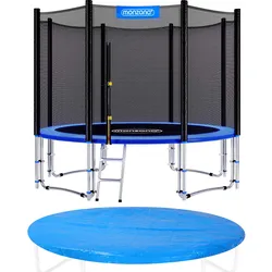Trampolin Ø366cm inkl Sicherheitsnetz TÜV SÜD GS Abdeckung