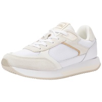 Tommy Hilfiger Damen Runner Sneaker Sportschuhe, Weiß (White), 37 EU