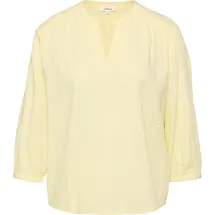 s.Oliver Bluse aus Seersucker mit Raffungen - 40
