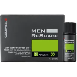 Goldwell Men ReShade Gray Blending Power Shot 6CA cool asch-dunkelblond 4 x 20 ml