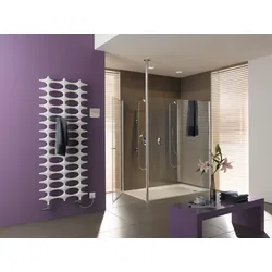 Kermi Design-Heizkörper „Ideos®-V“ Elektro-Zusatzbetrieb 75,8 × 115,1 cm in Weiß