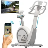 Skandika Ergometer Abisko Weltneuheit | Premium EMS-Widerstand, Smarter Heimtrainer App Steuerung, Automatische Lenker & Satteleinstellung, 36 Widerstandsstufen | Fahrrad Hometrainer für Zuhause