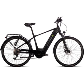 Saxonette E-Bike SAXONETTE "Quantum Sport Man" E-Bikes Gr. 48 cm, 28 Zoll (71,12 cm), schwarz E-Bikes Pedelec