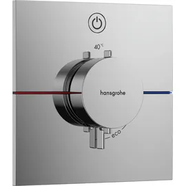 Hansgrohe ShowerSelect Comfort E Duschthermostat Unterputz für 1 Verbraucher Chrom 15571000