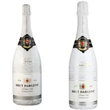 Brut Dargent Ice Chardonnay Demi-Sec Halbtrocken (1 x 1.5 l) & Ice Chardonnay Méthode Traditionnelle HalbTrocken Sekt (1 x 0.75 L)