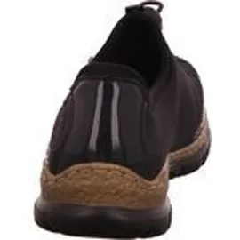 Rieker Damen N3268 Slip On Sneaker, Blau (Schwarz/Pazifik/Baltik/Schwarz 01), 39