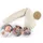 Theraline Stillkissen 190 cm Punkte Beige