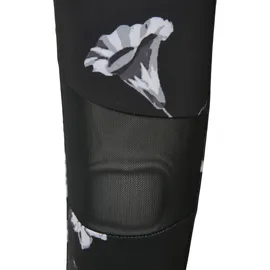 URBAN CLASSICS Girls Tech Mesh AOP Leggings dark flower aop, 122/128