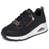 SKECHERS Uno Gen1 Trendy Jewels Kinder Schwarz/Roségold 36