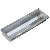 KWC Waschrinne, PLANOX, Edelstahl, W.-Mont., 1200x210x382 mm, o. Arm-bank,