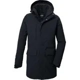 KILLTEC Herren Funktionsparka/Parka mit abzippbarer Kapuze KOW 80 MN PRK, schwarz, L